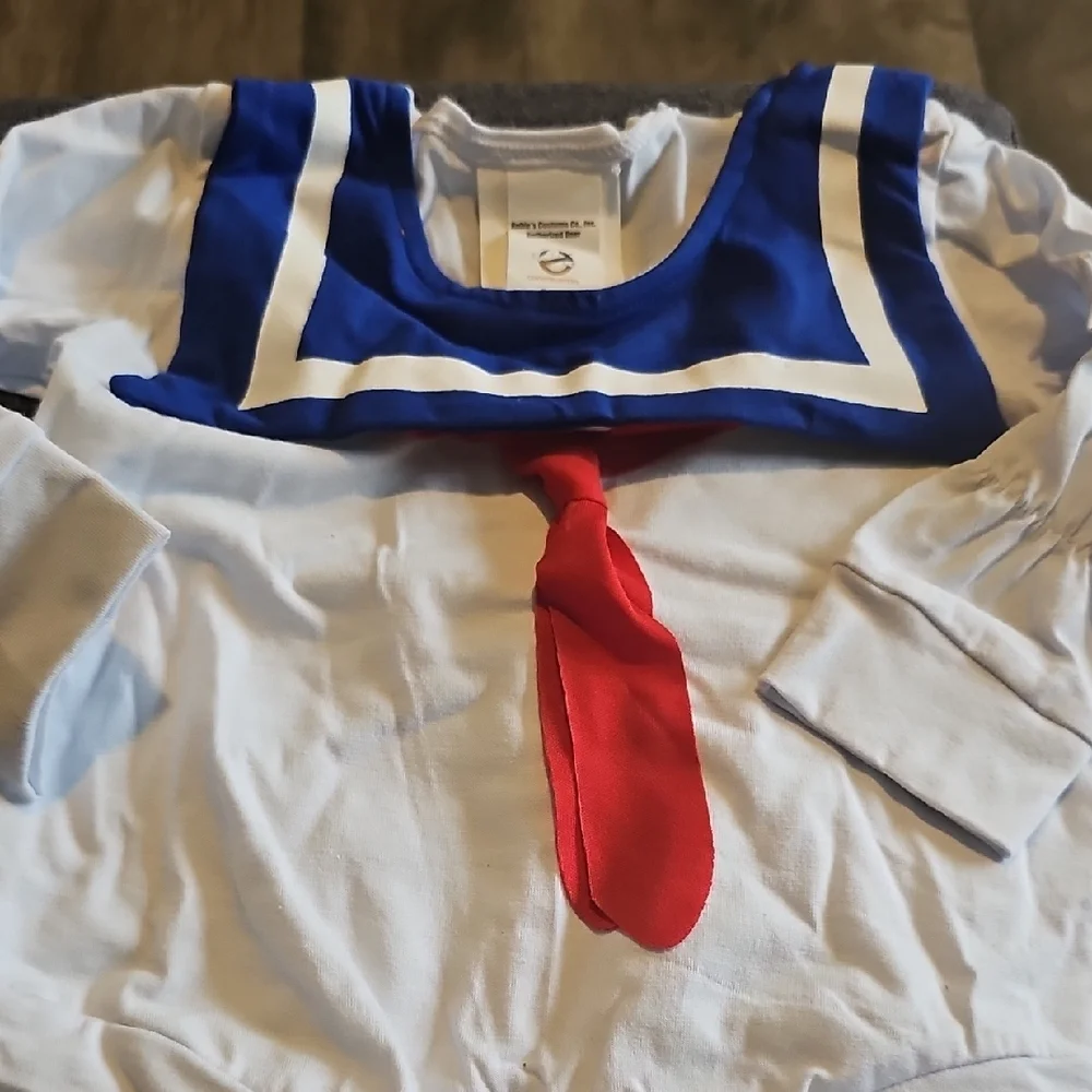2018 Ghostbusters Stay Puft Costume Vintage Infant Size 6 / 12 Months Halloween - Picture 4 of 9